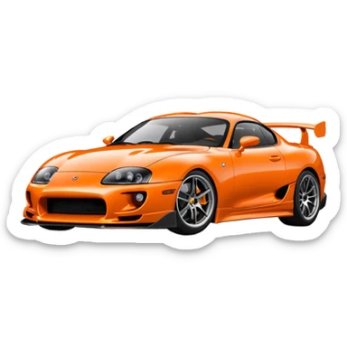 Supra mk4 organg sticker