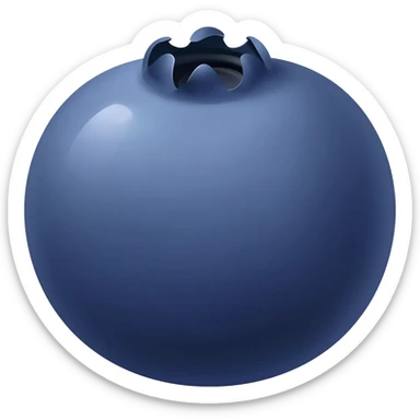 blueberry sticker