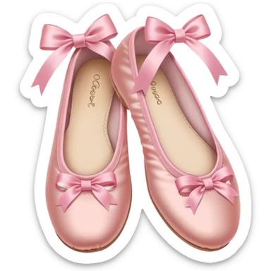 Coquette pink ballet sticker