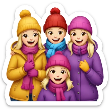 Break the ice sticker