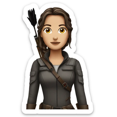 Katniss Everdeen sticker