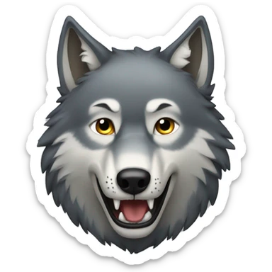 wolf alpha sticker
