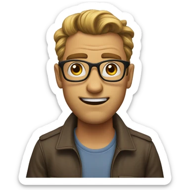 I’m really mad happy sticker