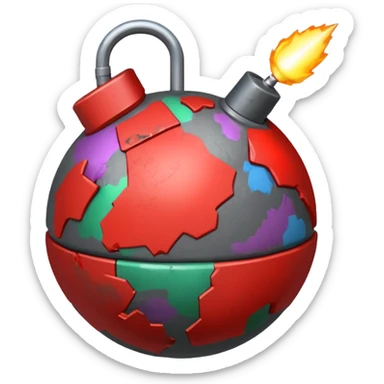 Crie um emoji de uma bomba c4  sticker