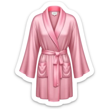 Soft pink robe sticker