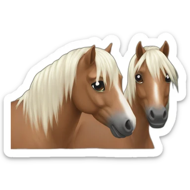 Horses love sticker