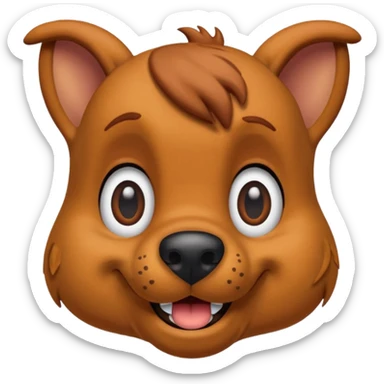 Scooby-Doo best view  sticker