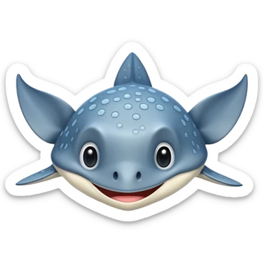 Stingray cute sticker