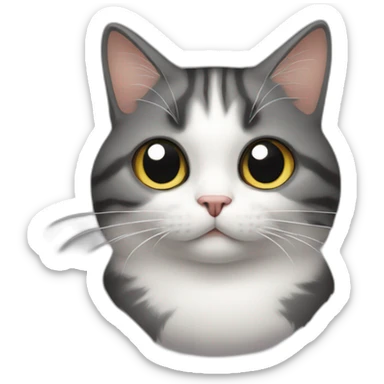 Chat qui se sens seul sticker