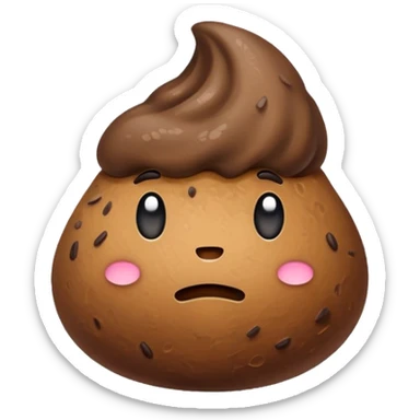 single small turd sticker