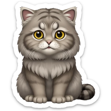 a Pallas's cat sticker