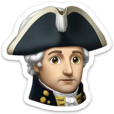 bicorne of Napoleon sticker