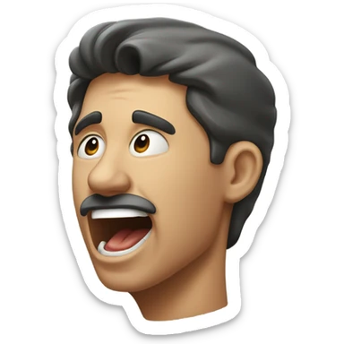 Sigma boy mewing sticker