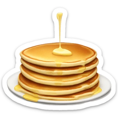 Buttery pancakes sticker