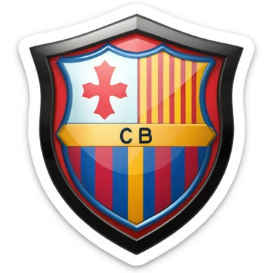 Barcelona solo el escudo actual sticker