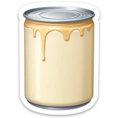 sweetened condensed milk sticker