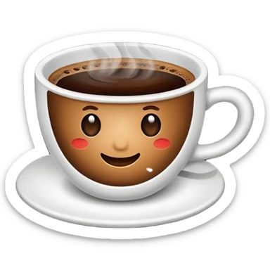 Coffe sticker