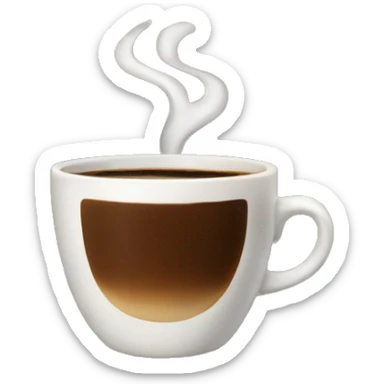 Coffee sticker