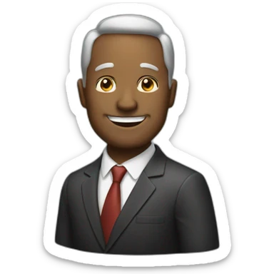 Successful man sticker