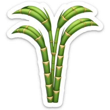 Sugarcane emoji sticker