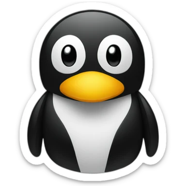 linux tux sticker