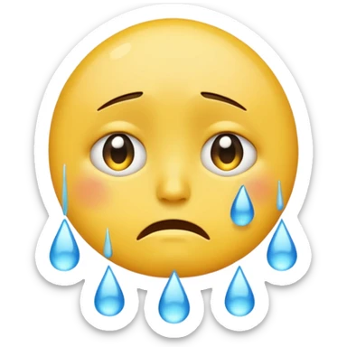 Make the Crying Emoji sticker