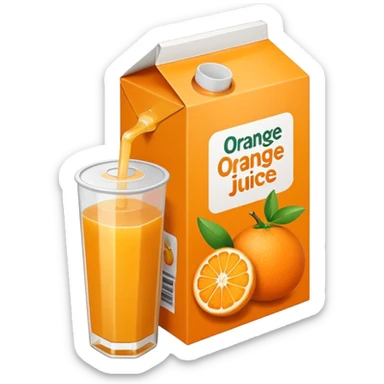 juice tetrapack sticker