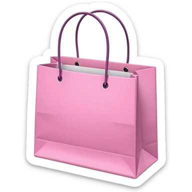 shopping pink bags sticker