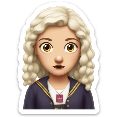 Sister Michael from Derry Girls looking grumpy sticker