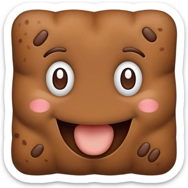 happy poop emoji, smiling sticker