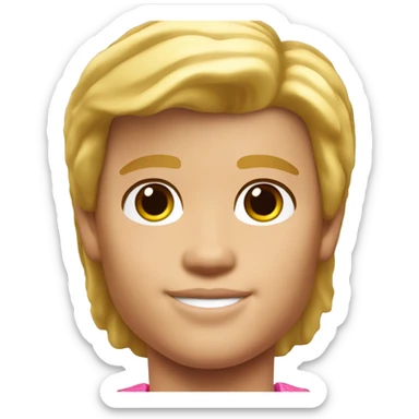 Barbie ken ken sticker