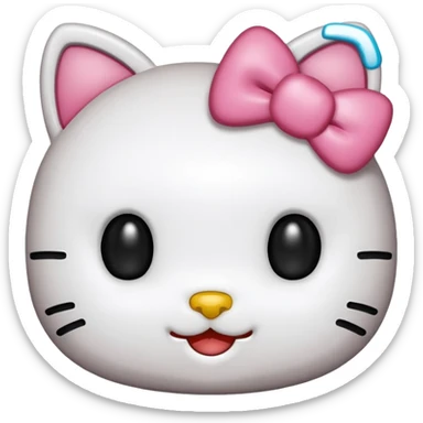 As un emoji de Hello Kitty más echo emoji  sticker