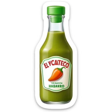 El Yucateco – Green Habanero Sauce sticker
