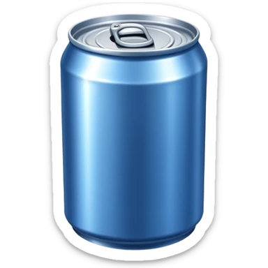 blue can sticker