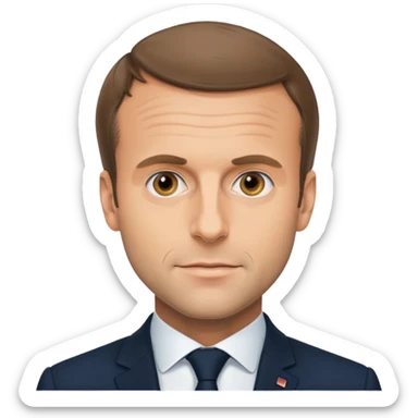 Macron sticker
