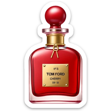 Tom ford lost cherry perfume sticker