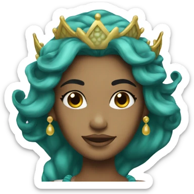 Empress mermaid  sticker