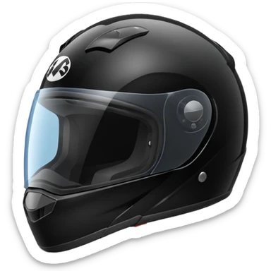 Motorcycle helmet cool sticker