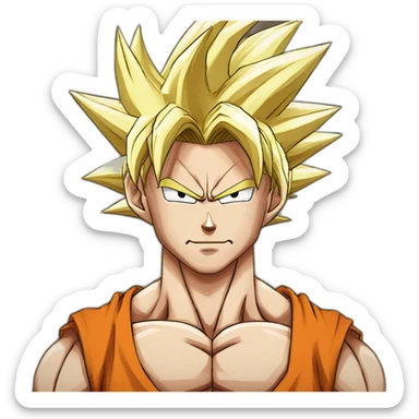 Goku ssj 1 sticker