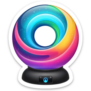 ground magic ball sticker