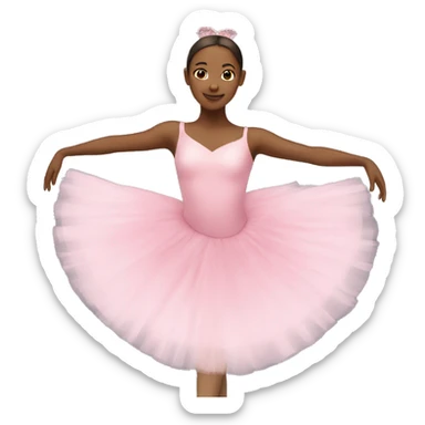 ballerina in pink sticker