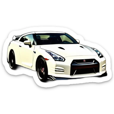 Driving down the hill at 152 mph in Nissan GTR should be r36 sticker