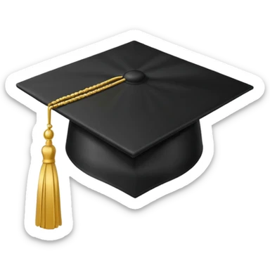 graduation cap skills sticker