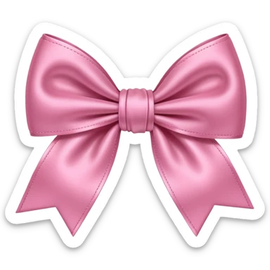 Cute bow sticker