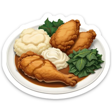 Southern food sticker