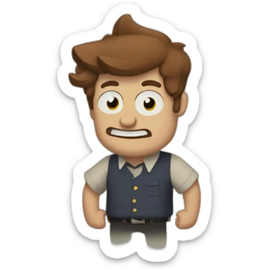 Bill Gravity falls sticker