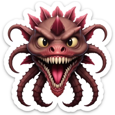 Deomgorgon from Stranger things  sticker