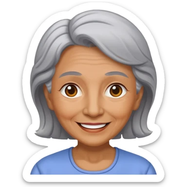 grandmother latin sticker