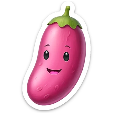 Pink pickle  sticker