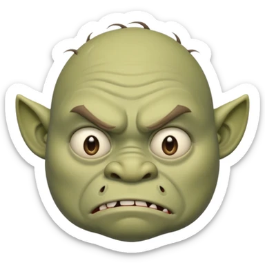 A sad, heartbroken og crushed sticker